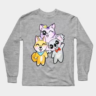 Animal Friends Group Long Sleeve T-Shirt